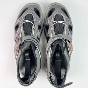 Teva Hiking Sandals Womens 7.5 Gray Purple Spider Rubber Trail Water